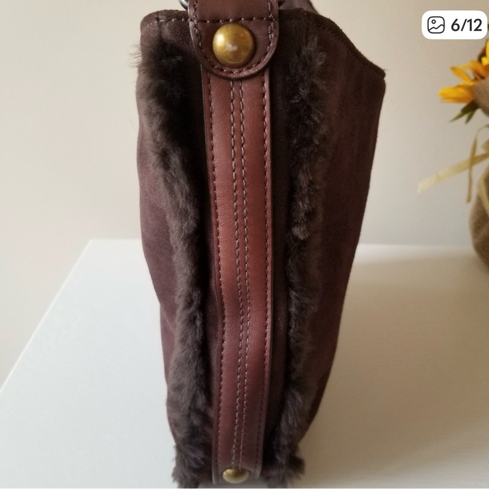 UGG Sheepskin Shearling Shoulder Bag - Picture 7 of 12